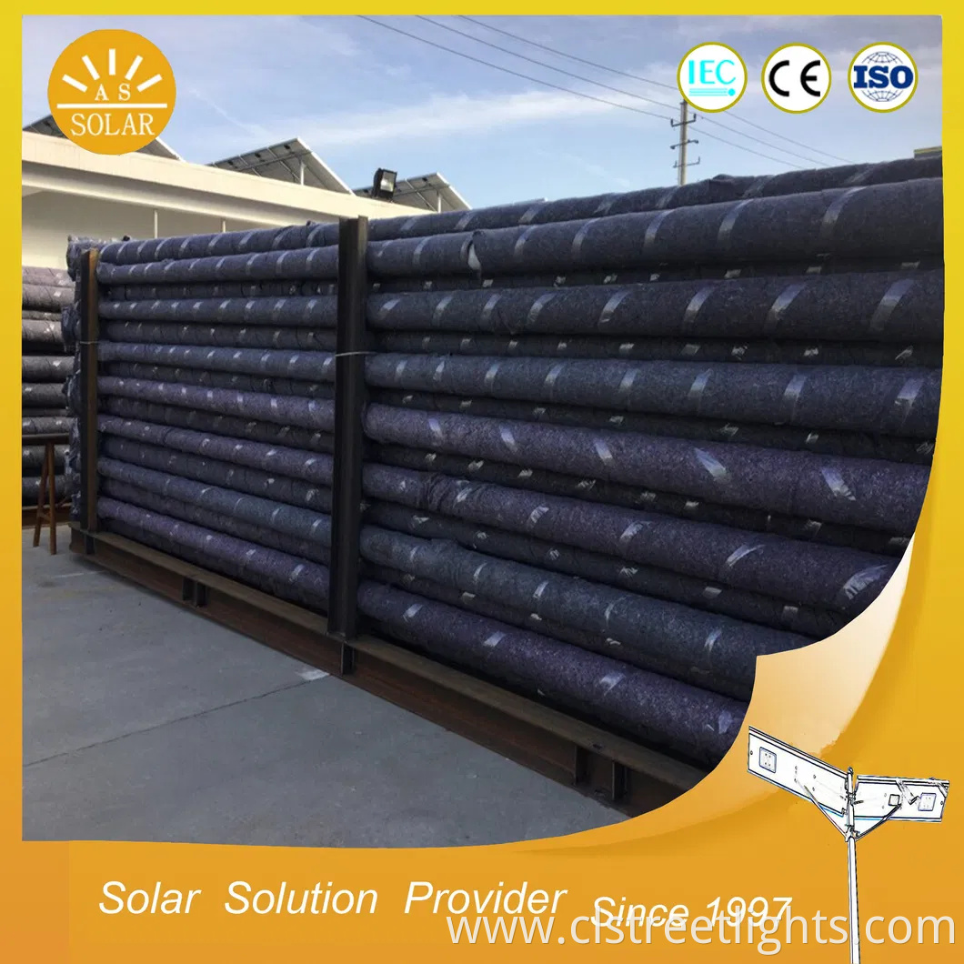 6m Pole Mounted Split Panel Type High Lumen Commercial Solar Street Light